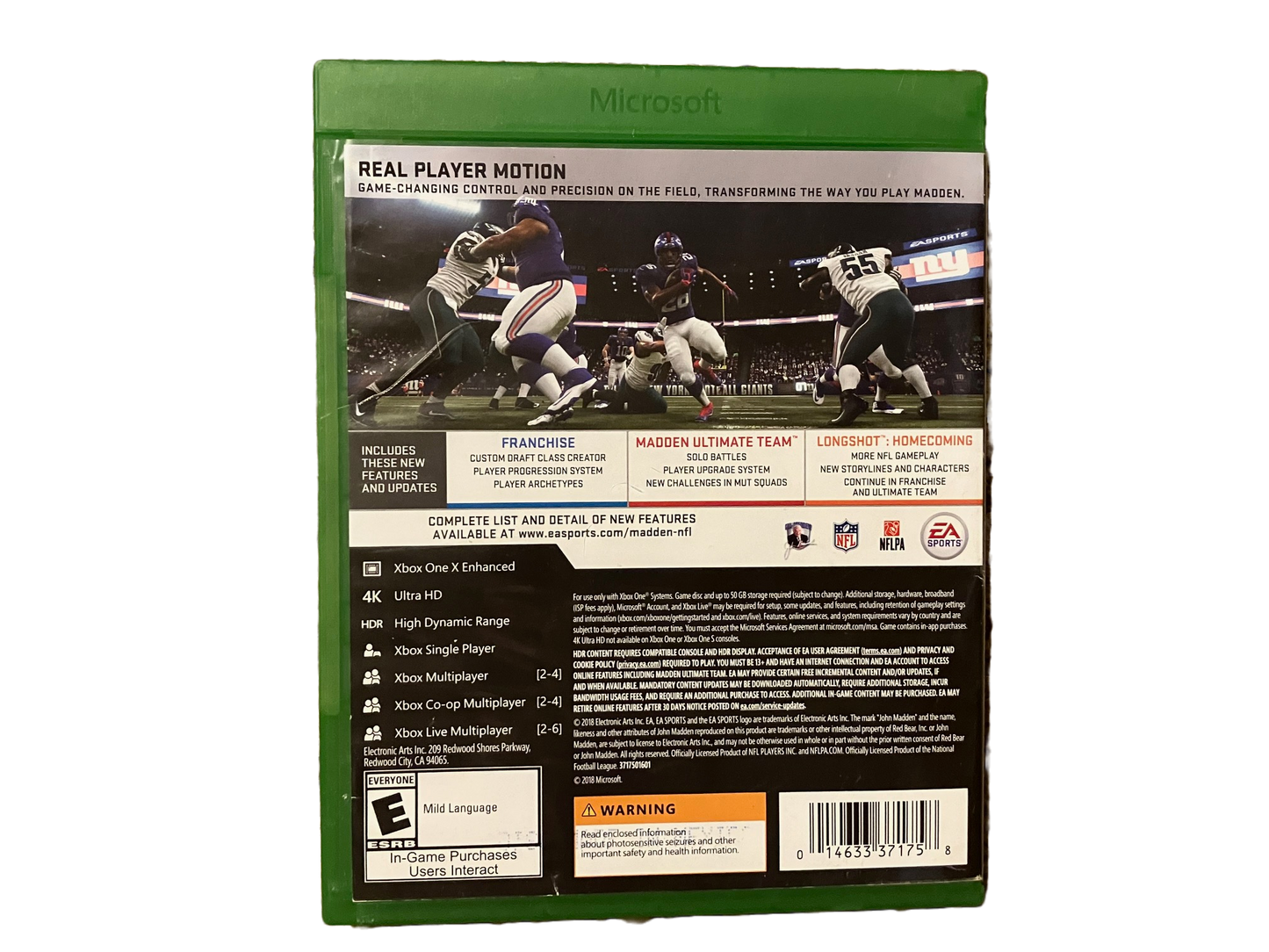 Madden 19 Xbox One Game