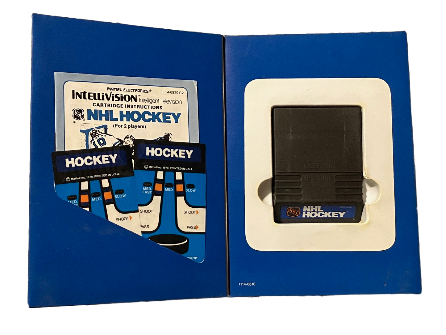 NHL Hockey Intellivision Video Game Complete