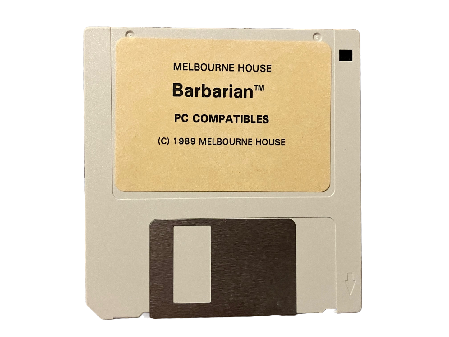 Barbarian Vintage PC MS Dos Floppy