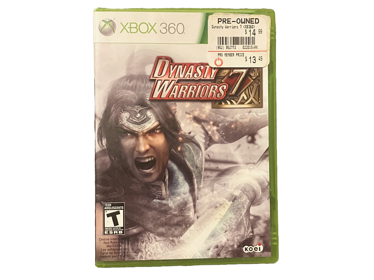 Dynasty Warriors 7 Xbox 360 Complete