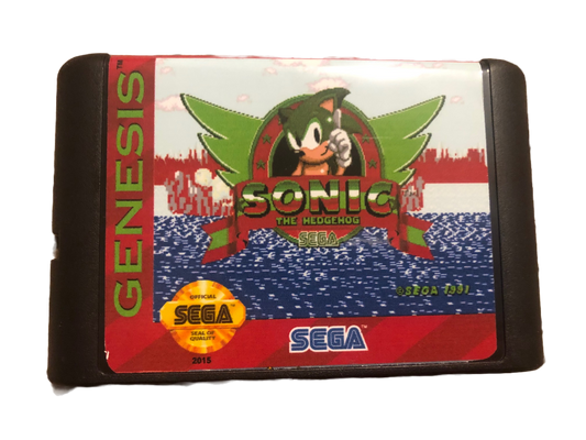 Sonic Christmas Sega Genesis Video Game