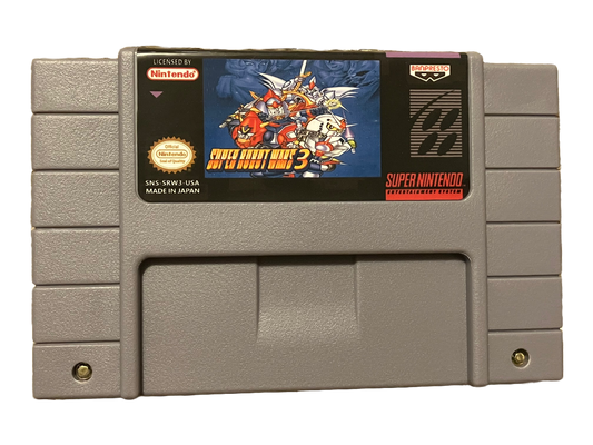 Super Robot Wars 3 Super Nintendo SNES Video Game