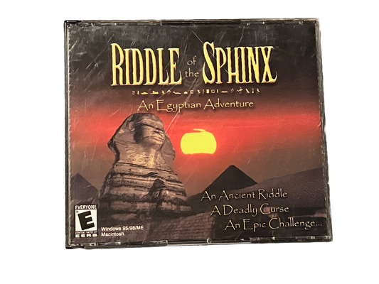 Riddle of the Sphinx: An Egyptian Adventure Vintage PC Game (2000)