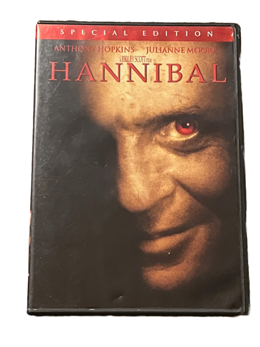 Hannibal Used DVD Movie. Anthony Hopkins & Julianne Moore
