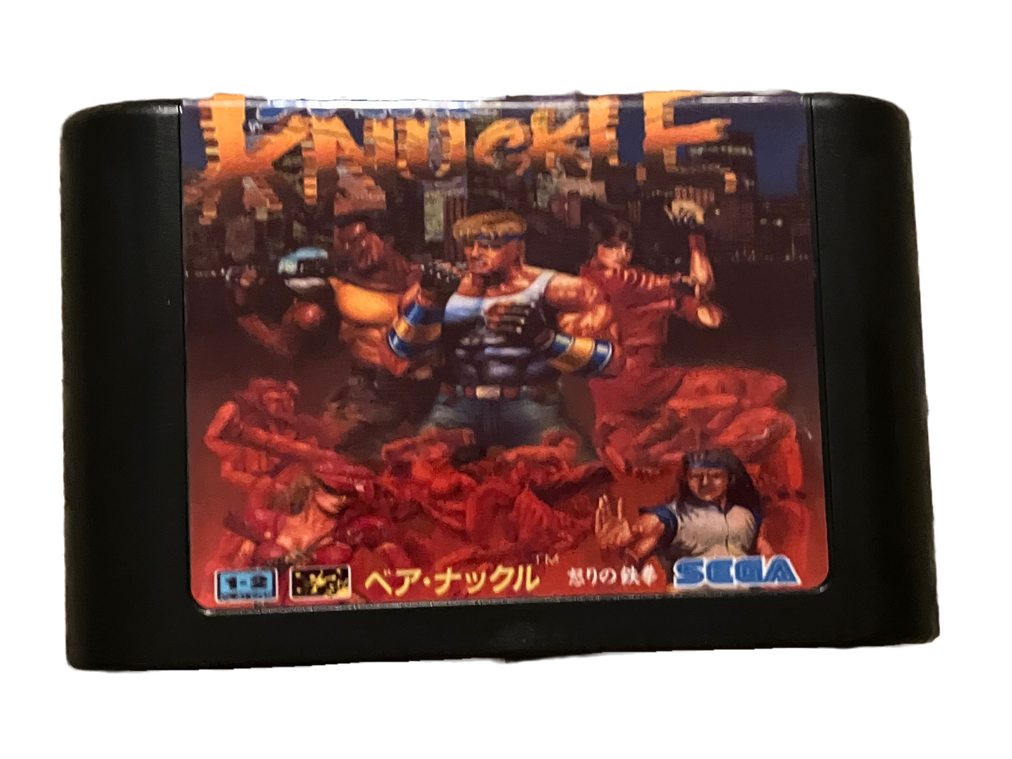 Bare Knuckle Sega Genesis Video Game