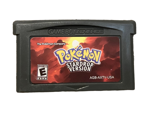 Pokémon Stardrop Version Nintendo Game Boy Advance GBA Video Game