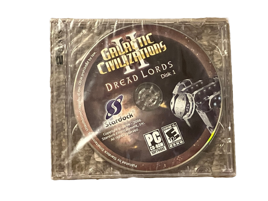 Galactic Civilizations II: Dread Lords PC Game (2006)