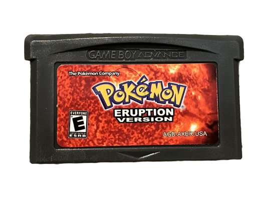Pokémon Eruption Nintendo Game Boy Advance GBA Video Game