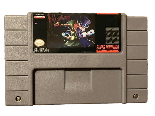 Nightmare Busters Super Nintendo SNES Video Game