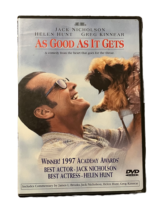 As Good As It Gets Used DVD Movie. Jack Nicholson & Helen Hunt