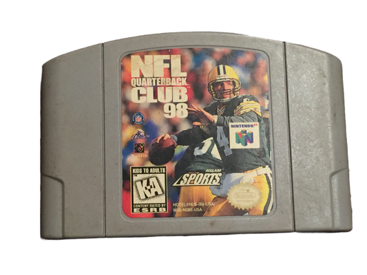 NFL Quarterback Club 98 Nintendo 64 N64 Video Game
