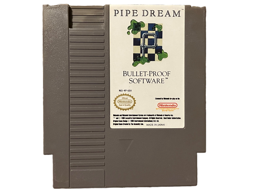 Pipe Dream Nintendo NES Video Game