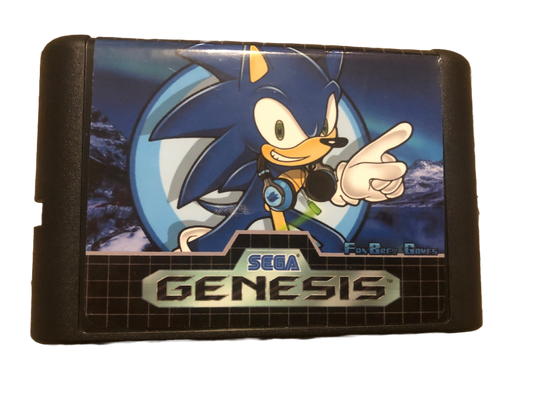 Sonic Winter Adventures Sega Genesis Video Game