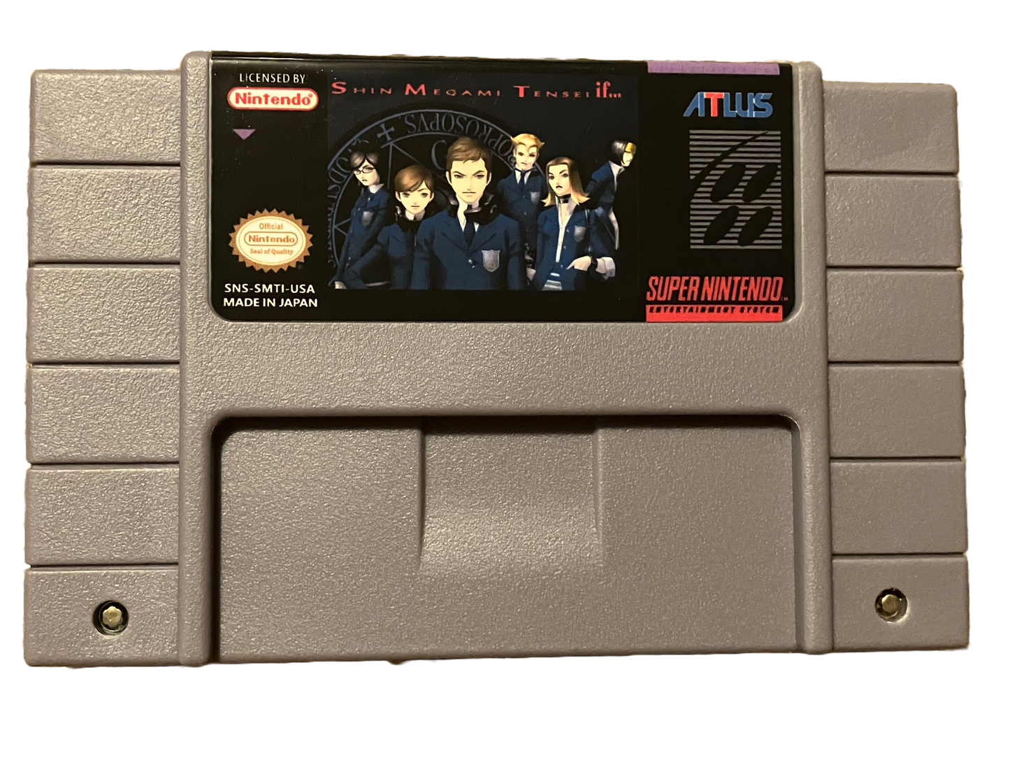 Shin Megami Tensei IF Super Nintendo SNES Video Game