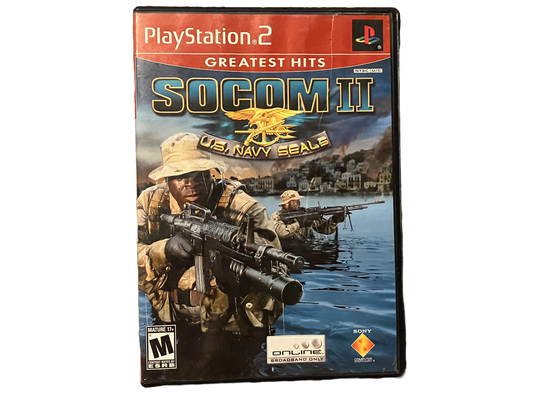 SOCOM II: U.S. Navy SEALs Sony PlayStation 2 PS2 Complete