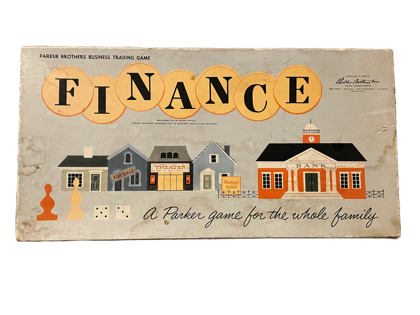 Finance Vintage 1962 Board Game