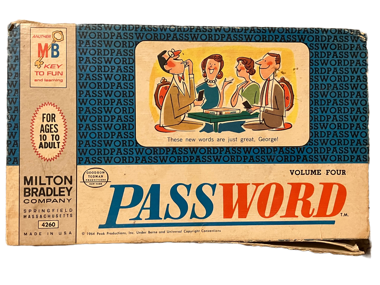 Password Vintage 1964 Board Game