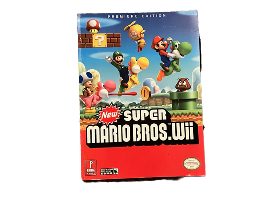 New Super Mario Bros Prima Strategy Guide Nintendo  Wii