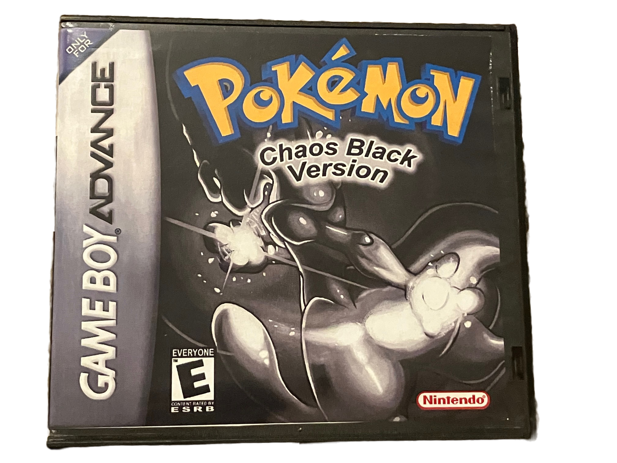 Pokemon Chaos Black Nintendo Game Boy Advance GBA Video Game 