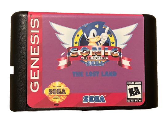 Sonic The Hedgehog The Lost Land Sega Genesis Video Game