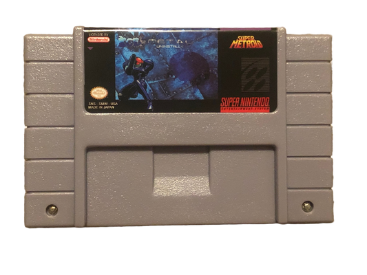 Super Metroid Ice Metal Uninstall Super Nintendo SNES Video Game