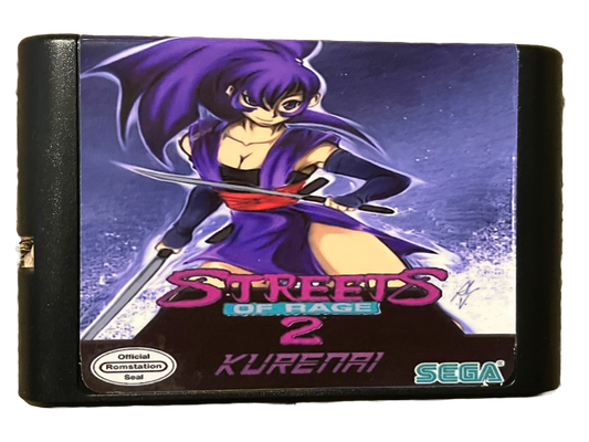 Streets of Rage 2 Kurenai Sega Genesis Video Game