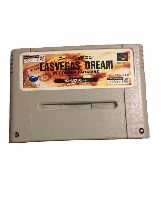 Las Vegas Dream in Golden Paradise Nintendo Super Famicom Video Game