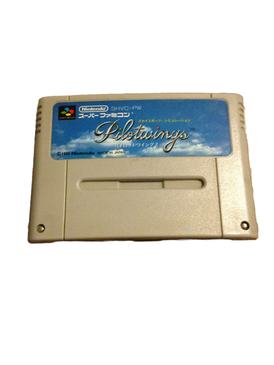 Pilot Wings Nintendo Super Famicom Video Game. Pilotwings