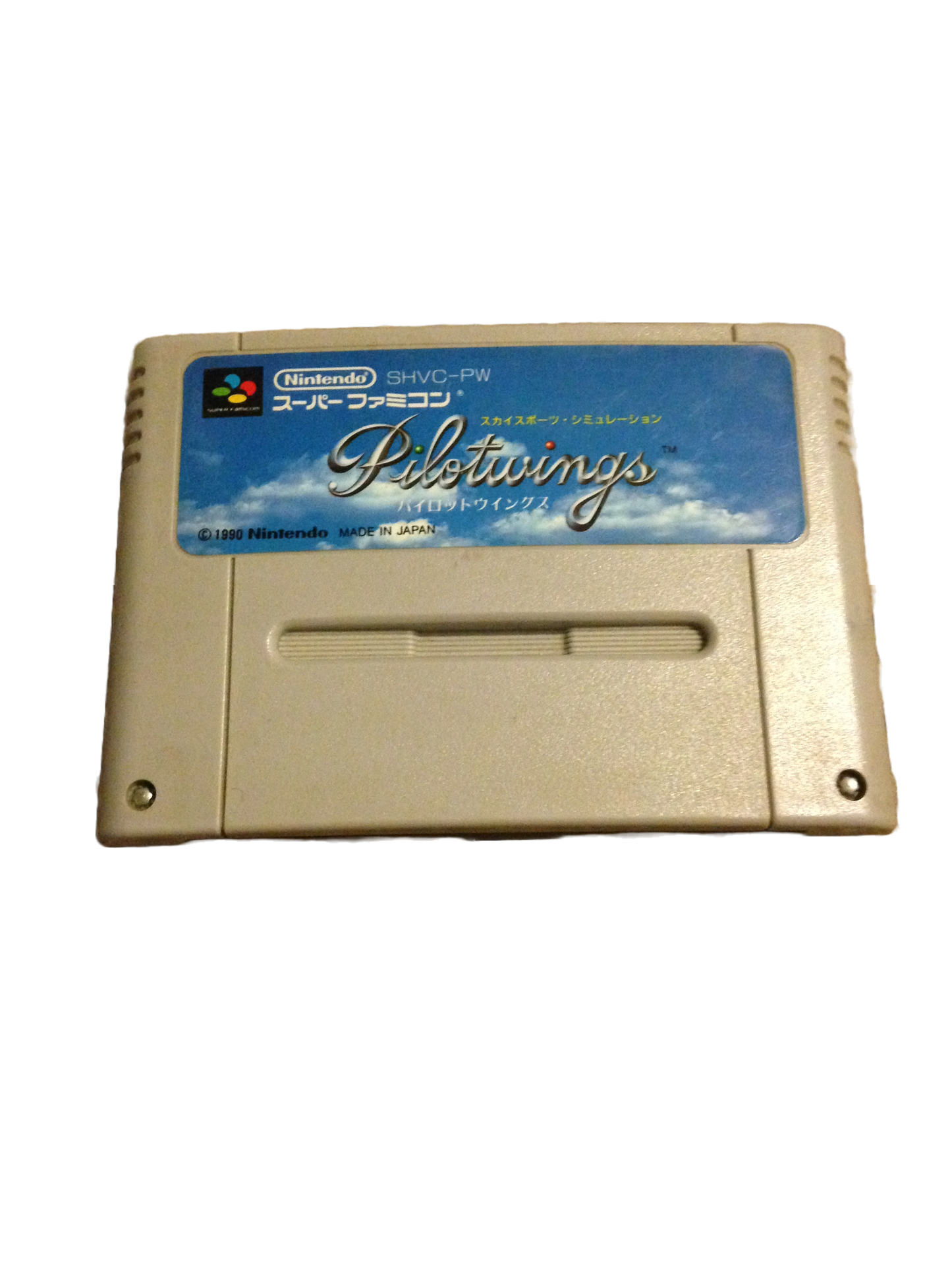 Pilot Wings Nintendo Super Famicom Video Game. Pilotwings