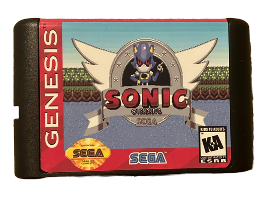 Sonic Metal Overdrive Sega Genesis Video Game