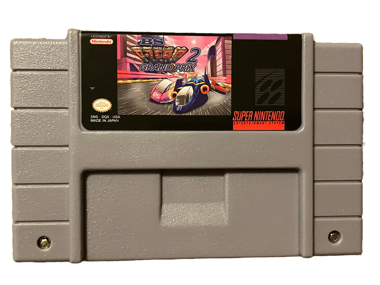 BS F-Zero 2 Super Nintendo SNES Video Game
