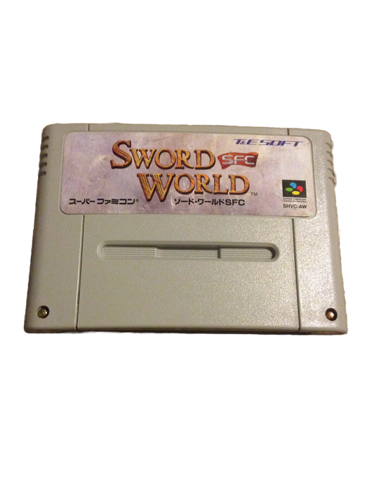 Sword World Nintendo Super Famicom Video Game