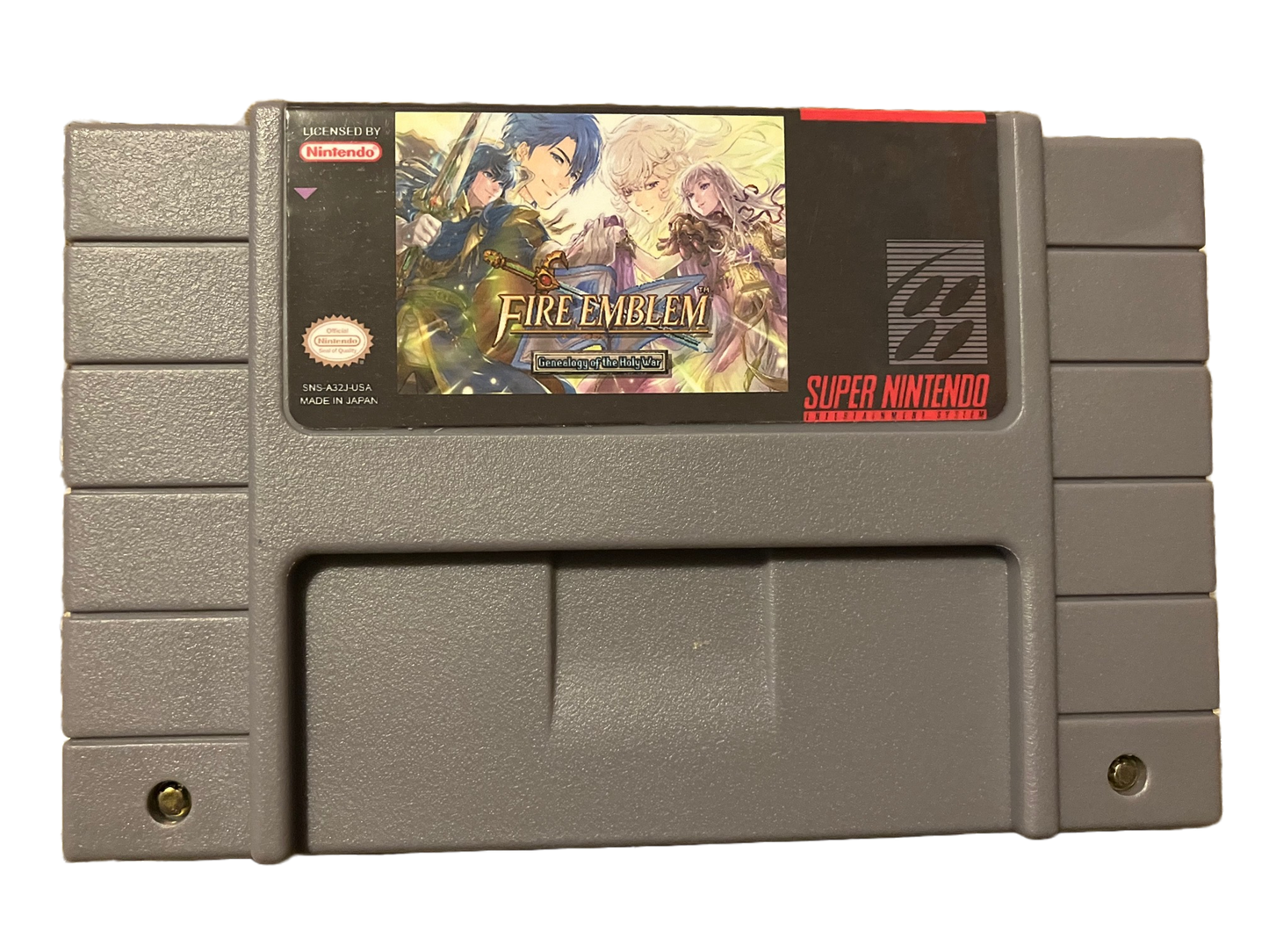 Fire Emblem Genealogy of a Holy War Super Nintendo SNES Video Game