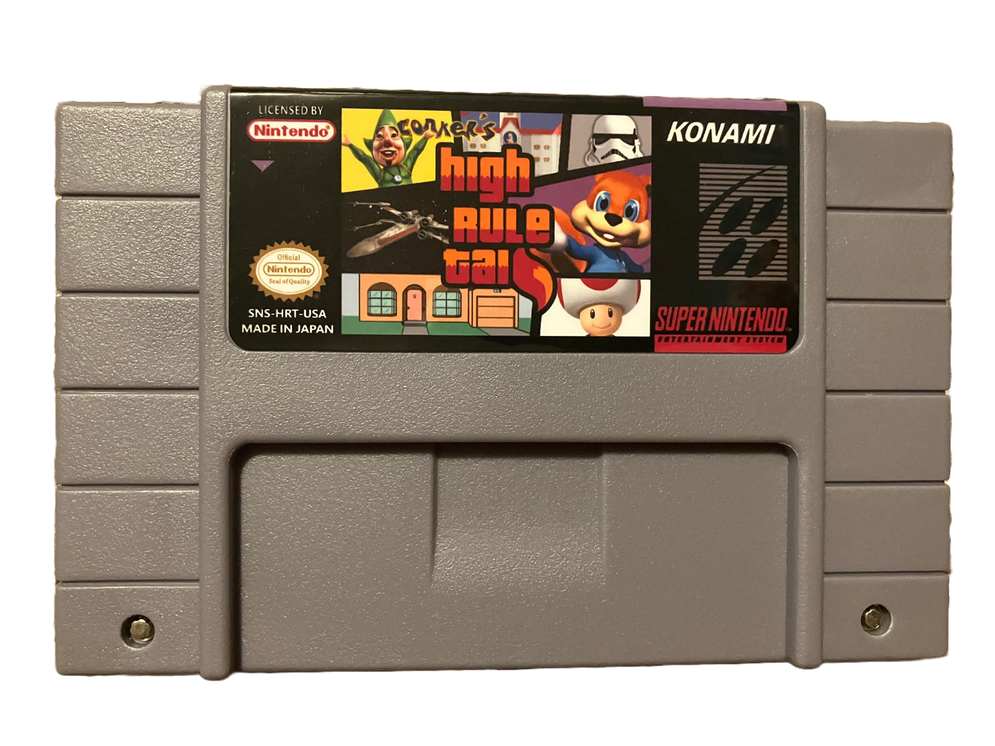 Conkers High Tale Rule Super Nintendo SNES Video Game