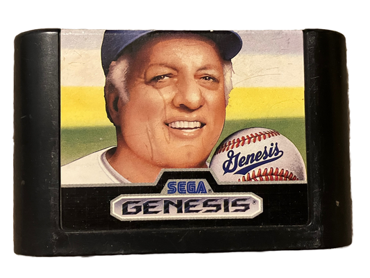 Tony Lasorda Baseball Sega Genesis Video Game