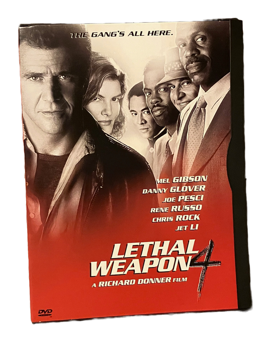 Lethal Weapon 4 Used DVD Movie. Mel Gibson & Danny Glover