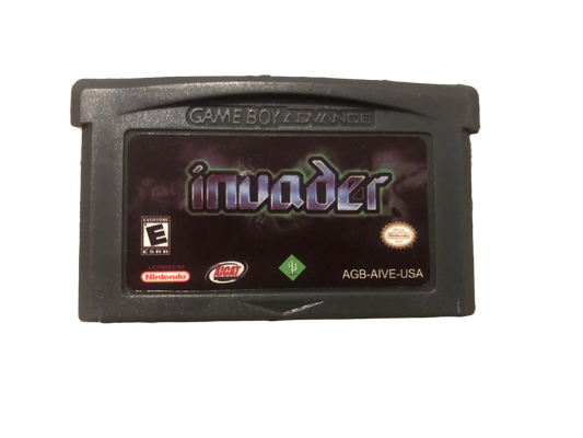 Invader Nintendo Game Boy Advance GBA Video Game