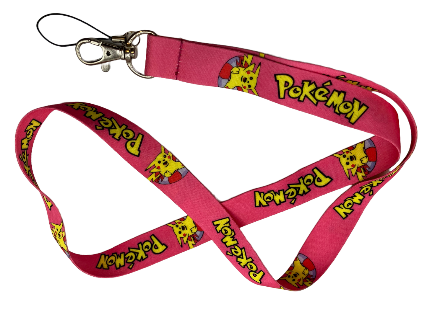 Pokemon Pink Lanyard