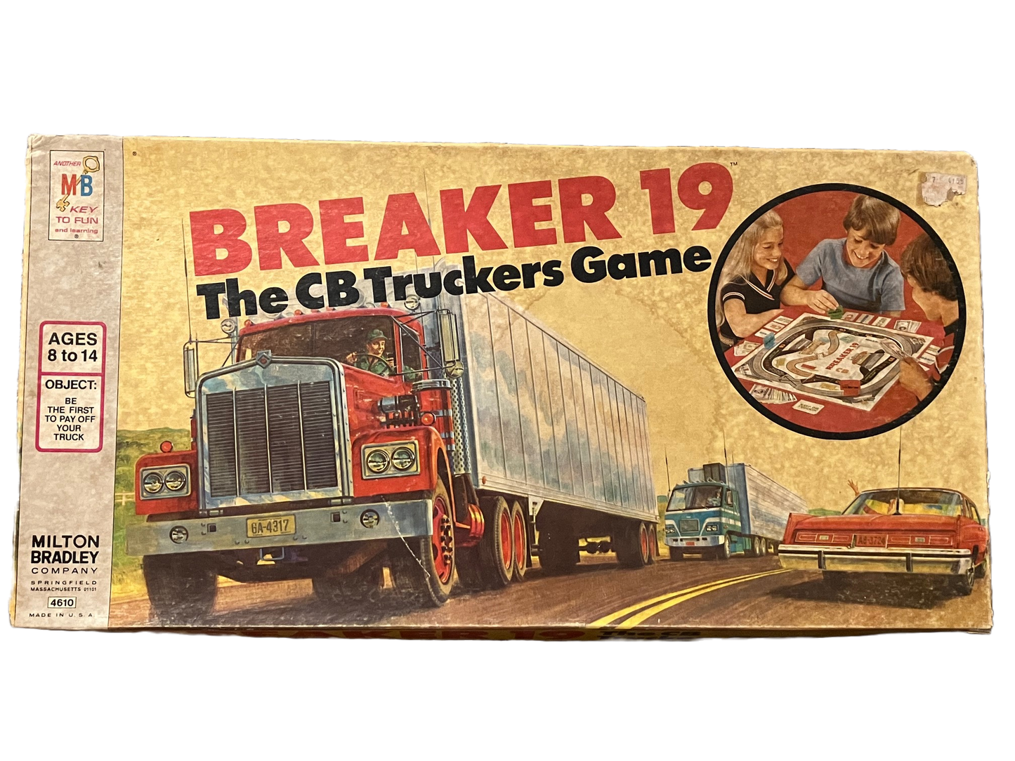Breaker 19 The CB Truckers Game 1976 Vintage Board Game