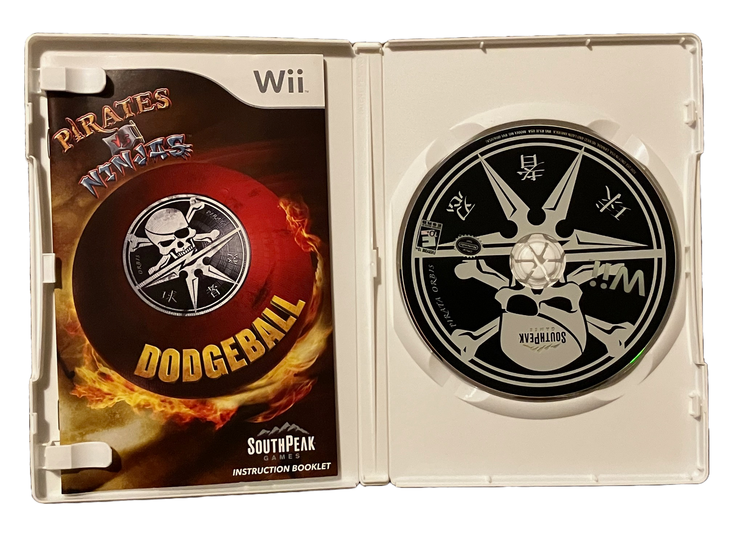Pirates vs Ninjas Dodgeball Nintendo Wii Complete