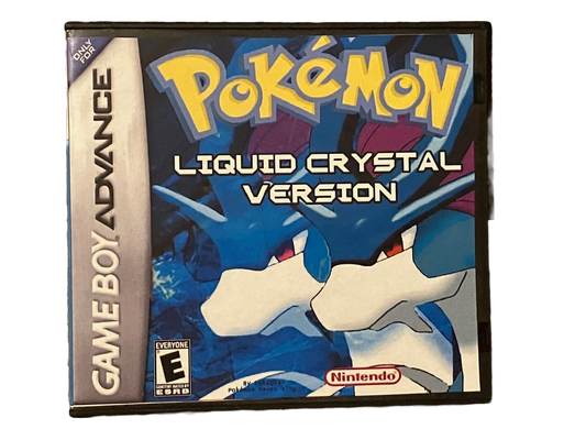 Pokemon Liquid Crystal Version Nintendo Game Boy Advance Video Game