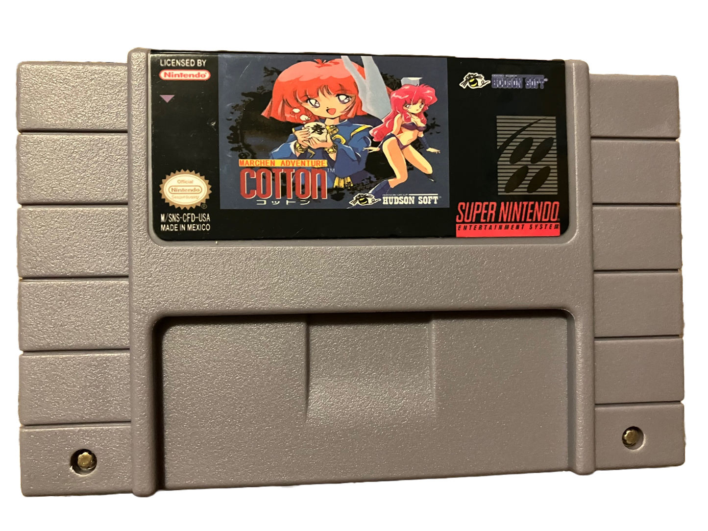 Cotton Marchen Adventure Super Nintendo SNES Video Game