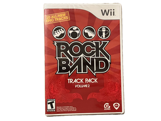 Rock Band Track Pack Volume 2 Nintendo Wii Sealed