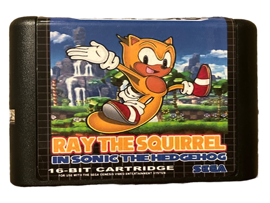 Ray The Squirrel in Sonic The Hedgehog Sega Genesis Video Game