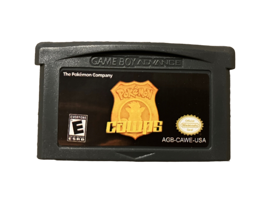 Pokémon CAWPS Nintendo Game Boy Advance GBA Video Game