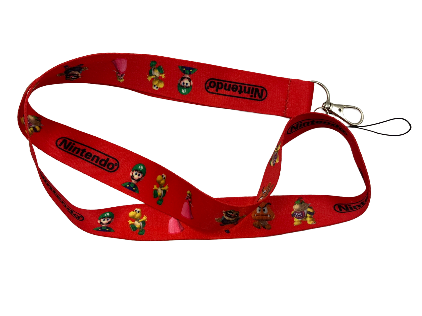 Super Mario Bros Red Custom Lanyard