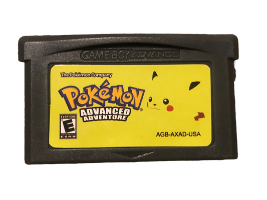 Pokémon Advanced Adventure Nintendo Game Boy Advance GBA Video Game