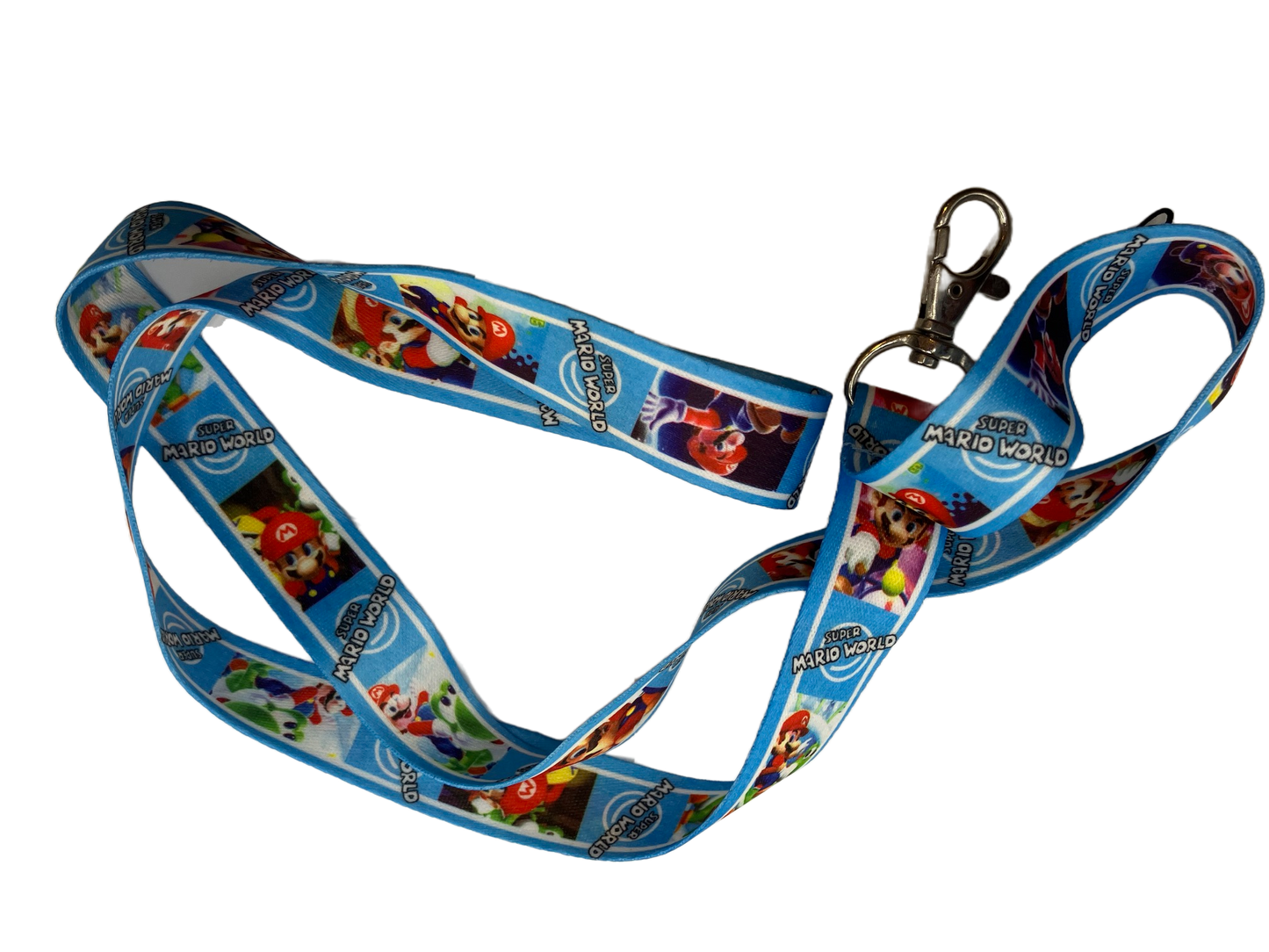 Super Mario Bros Blue Custom Lanyard