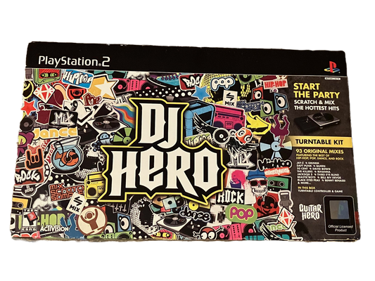 DJ Hero Sony PlayStation 2 PS2 Complete