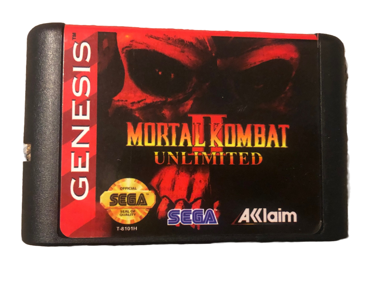 Mortal Kombat II Unlimited Sega Genesis Video Game